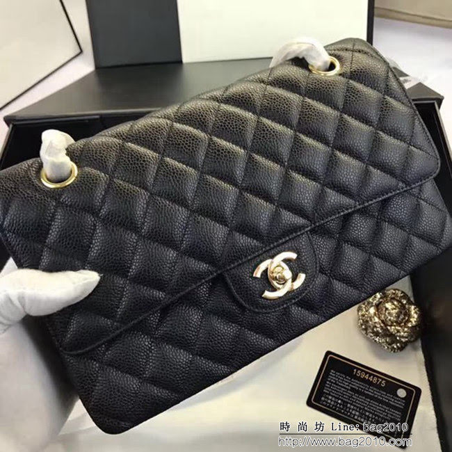 香奈兒CHANEL 升級版A1112全新經典小羊皮金銀鏈條單肩斜挎包 DSC1735
